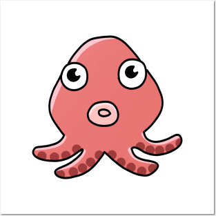 Cute octopus Posters and Art